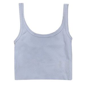 NWOT PIXIELANE CONTOUR TANK CROP TOP POWDER BLUE